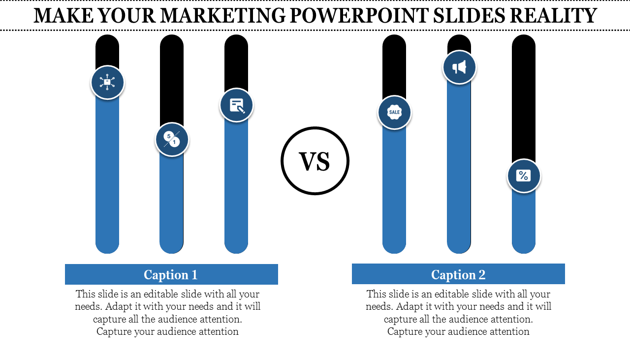 Free - Comparison Marketing PowerPoint Slides Templates
